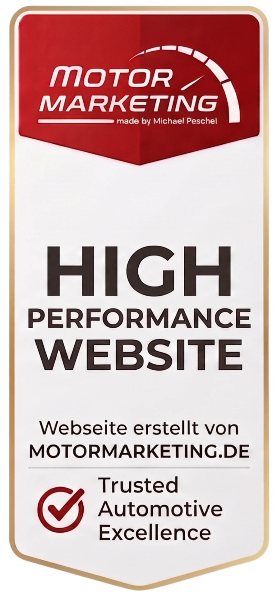 MotorMarketing - High Performance Website Badge