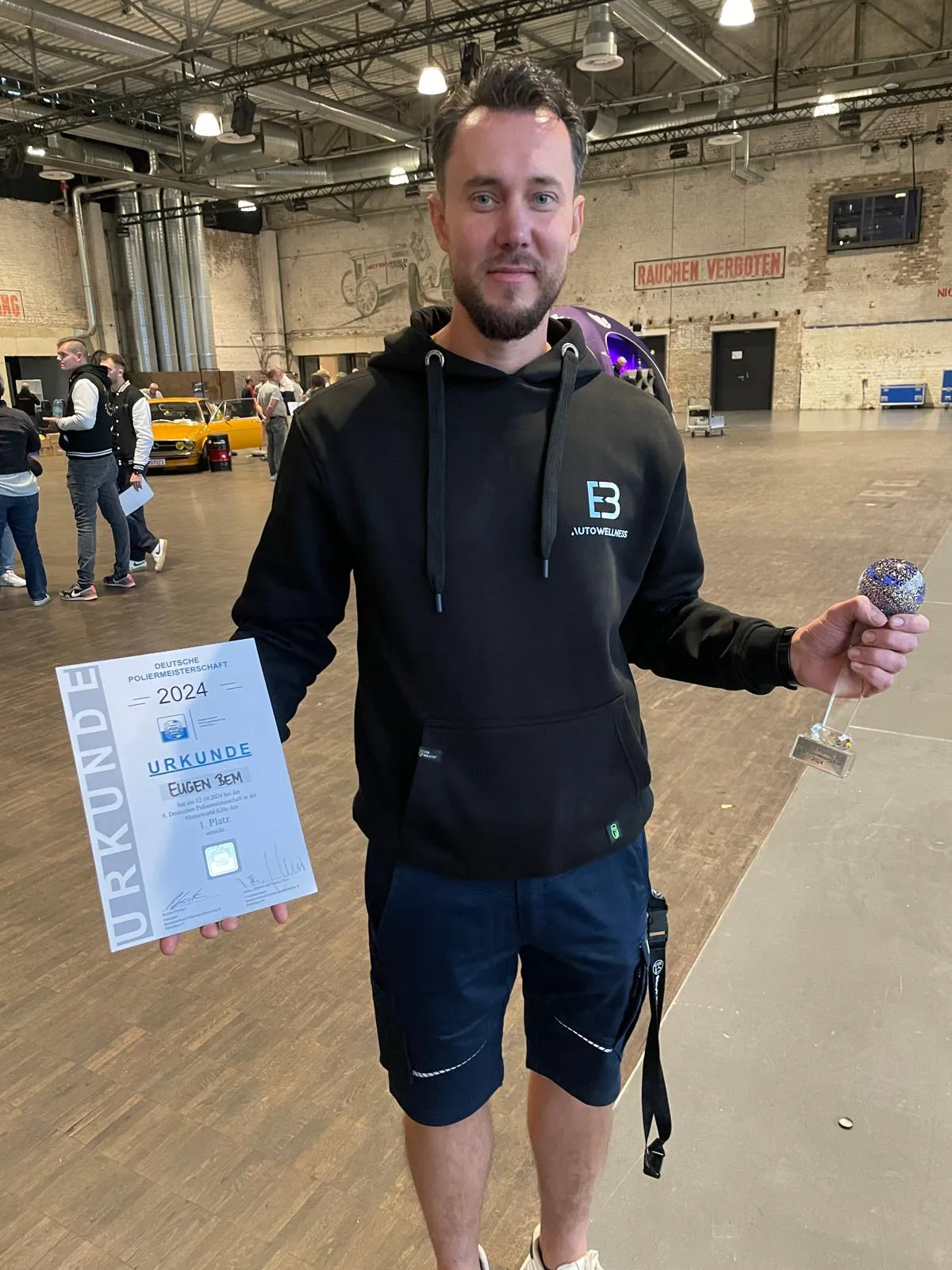 Eugen Bem als Deutscher Poliermeister 2024